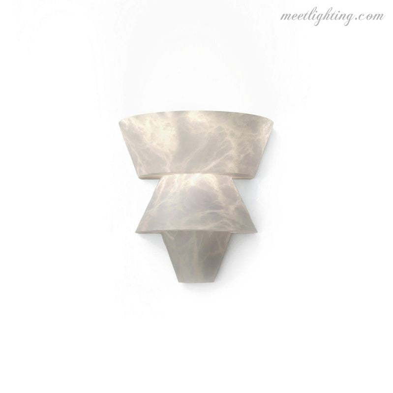 Suri Alabaster Wall Sconce-Meet Lighting