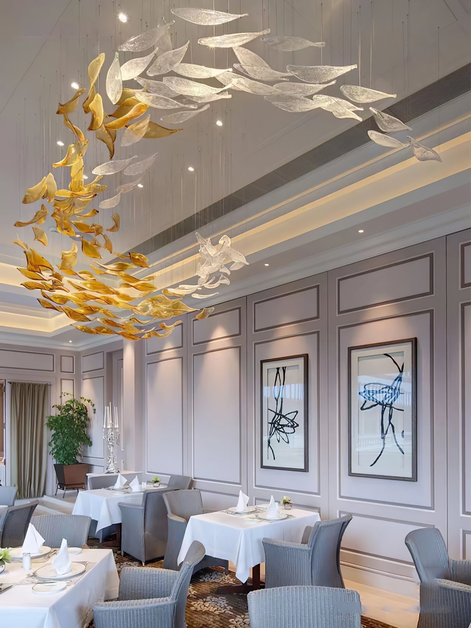 Swaying Leaves Chandelier-MEET LIGHTING