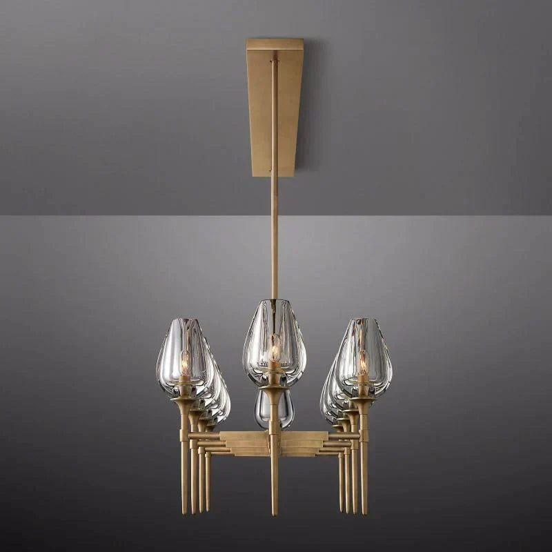 Tulip Linear Chandelier 65"-MEET LIGHTING