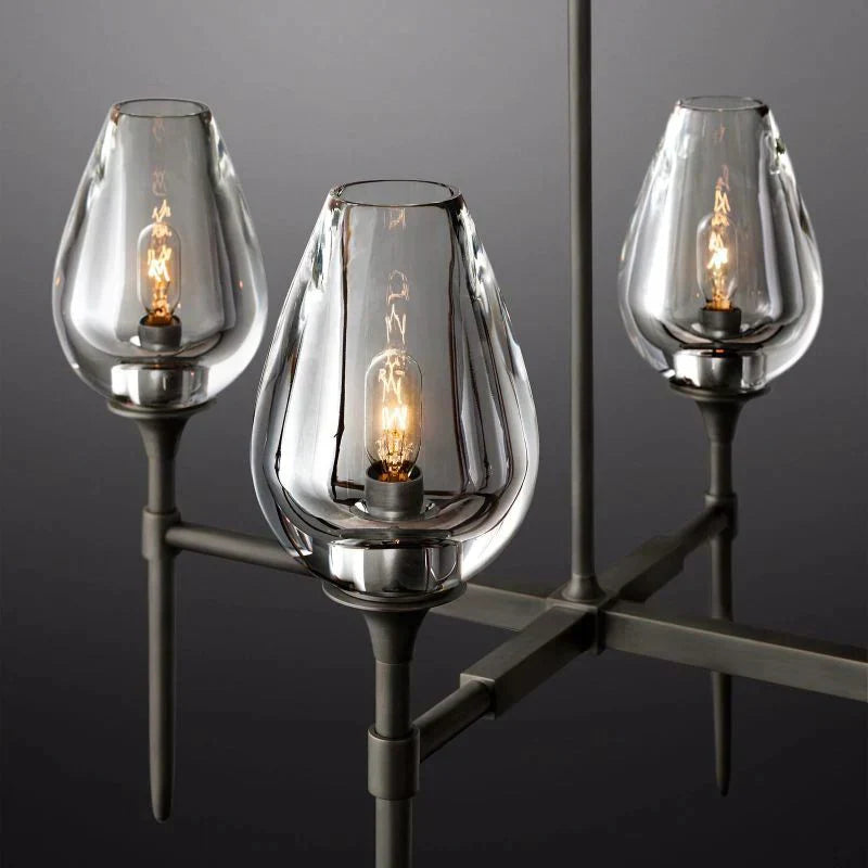 Tulip Linear Chandelier 65"-MEET LIGHTING