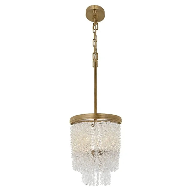 Vac Crystal Linear Chandelier