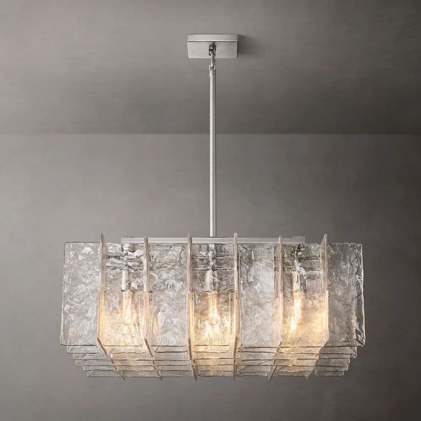 Lottice Square Chandelier 36"