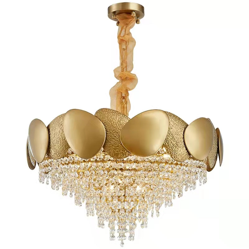 Modern Italian Style Crystal Tassel Chandelier-MEET LIGHTING