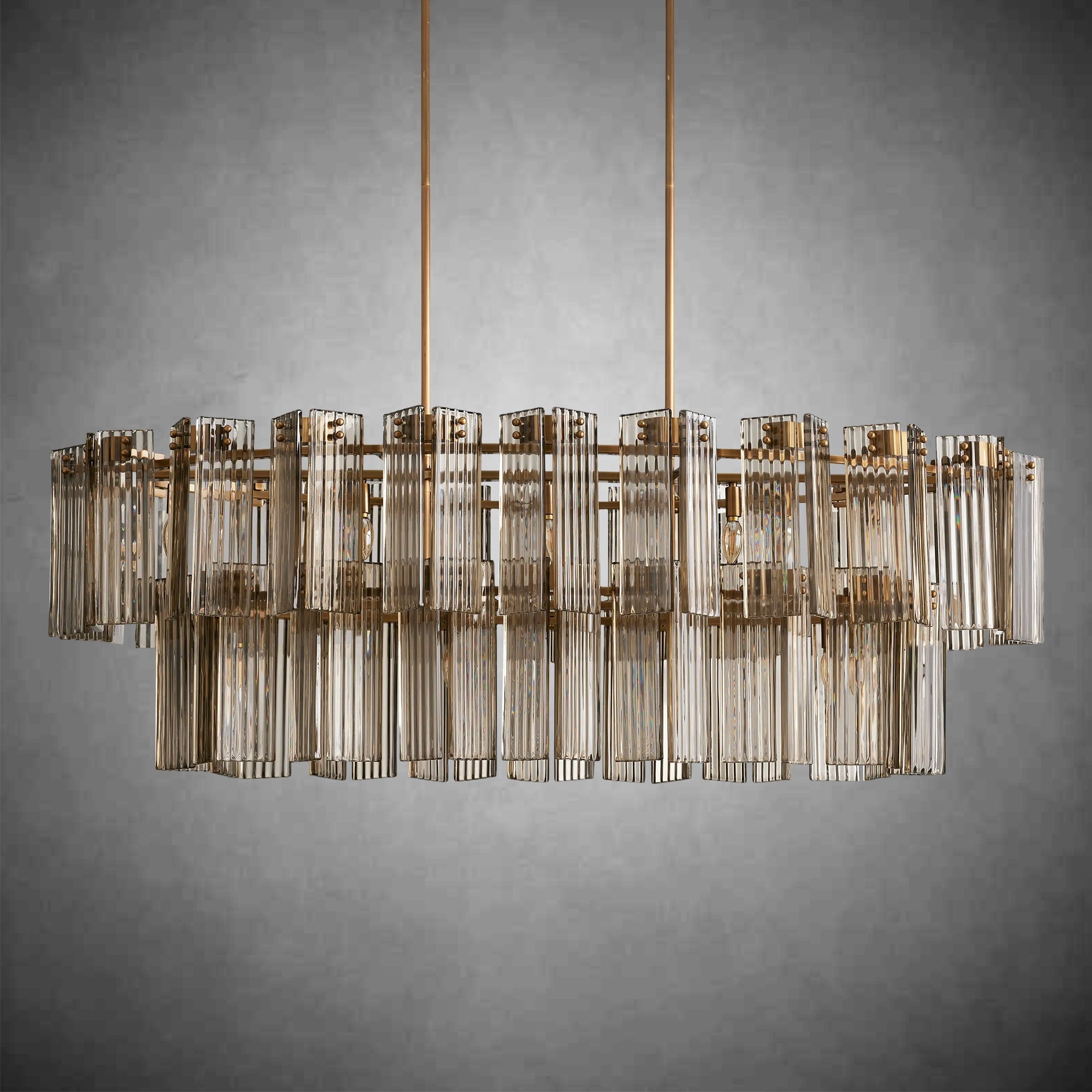 Delsie Oval Chandelier 51''63''72''