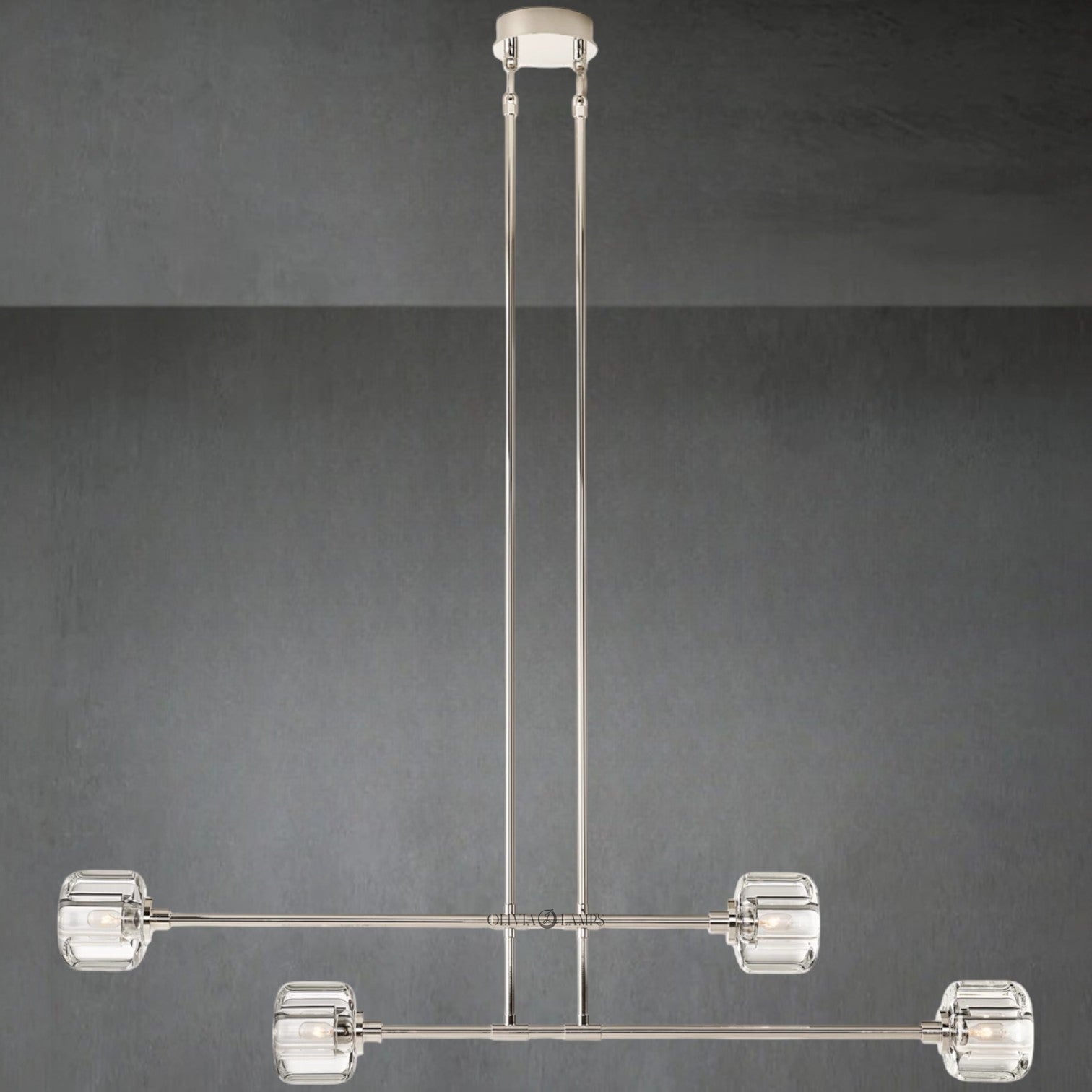 Domaret Mobile Linear Chandelier 54" 72"