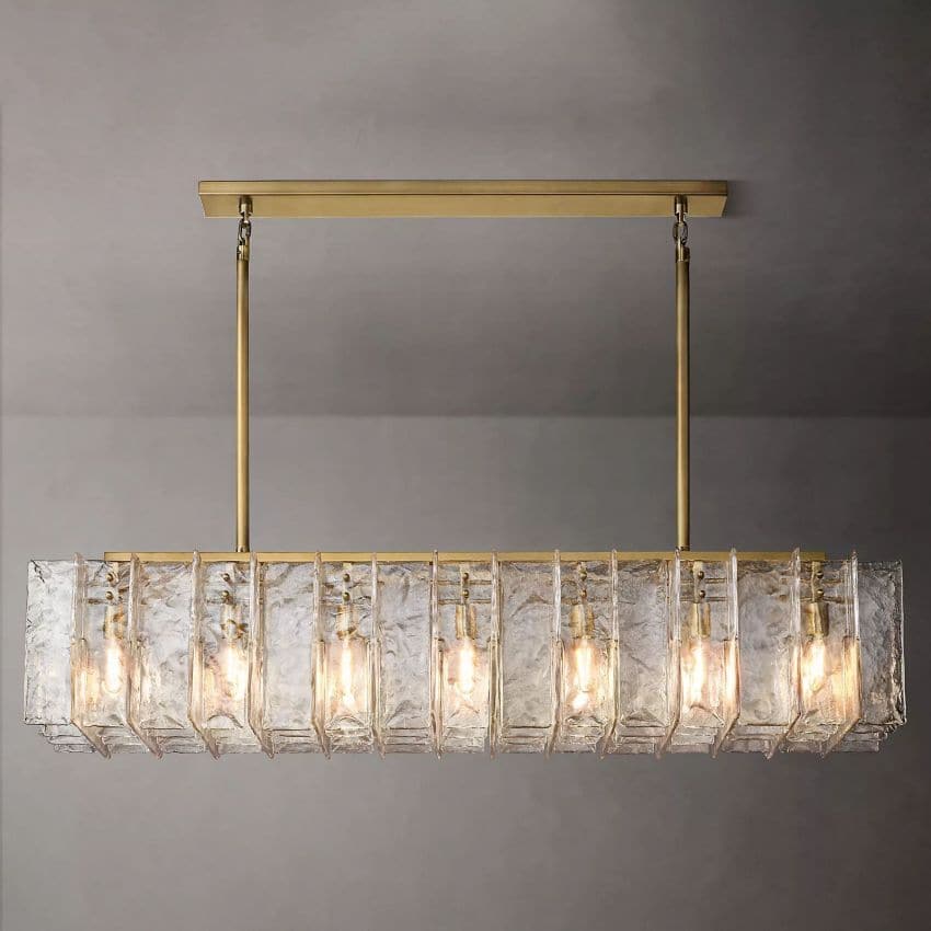 Lottice Linear Chandelier 67"