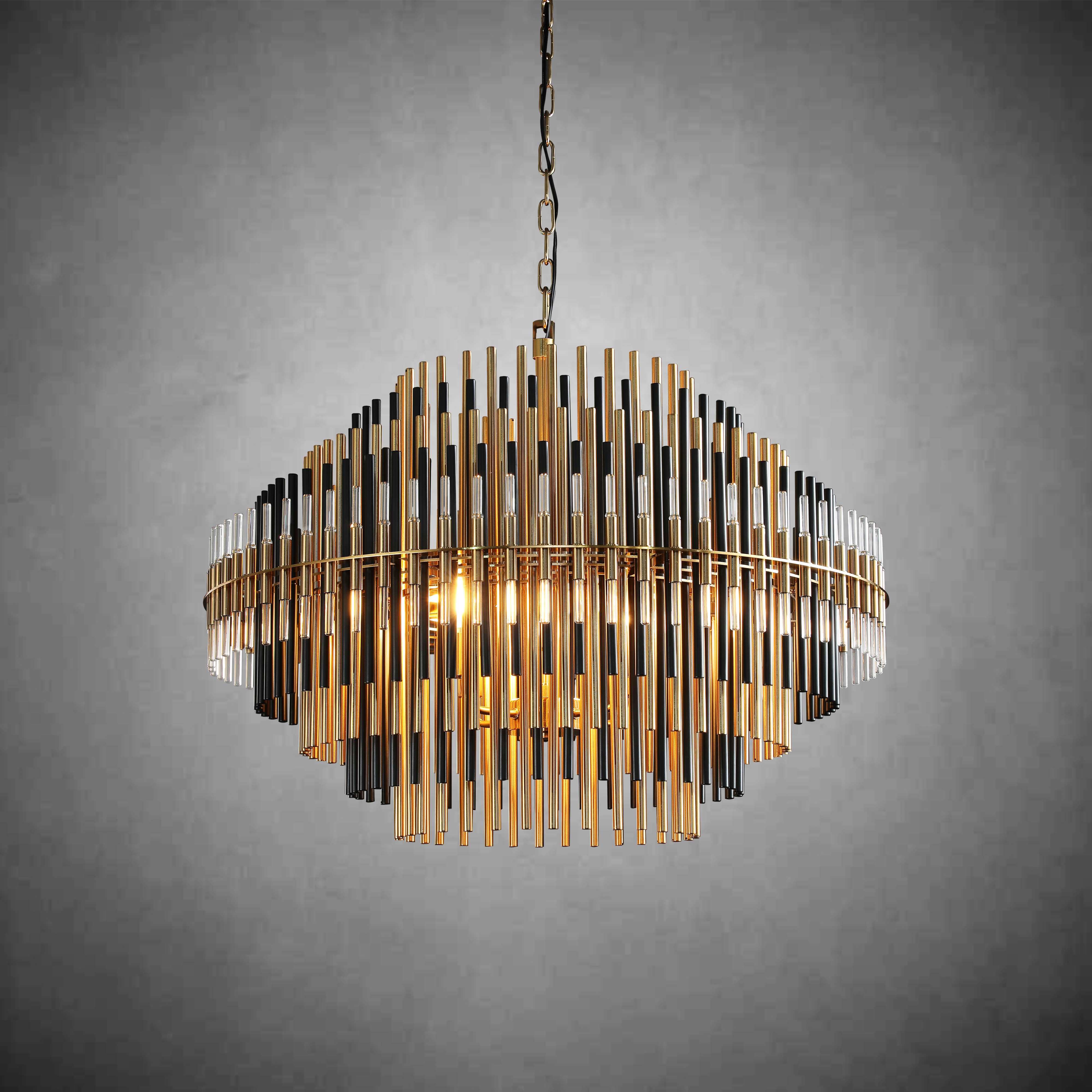Email Burnished Brass Chandelier 24''32''42''