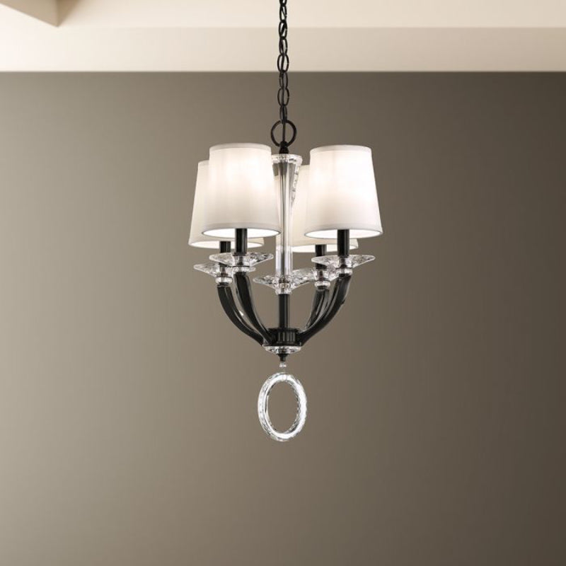 Meet Crystal Chandelier Emilea 4-lt 17" Pendant