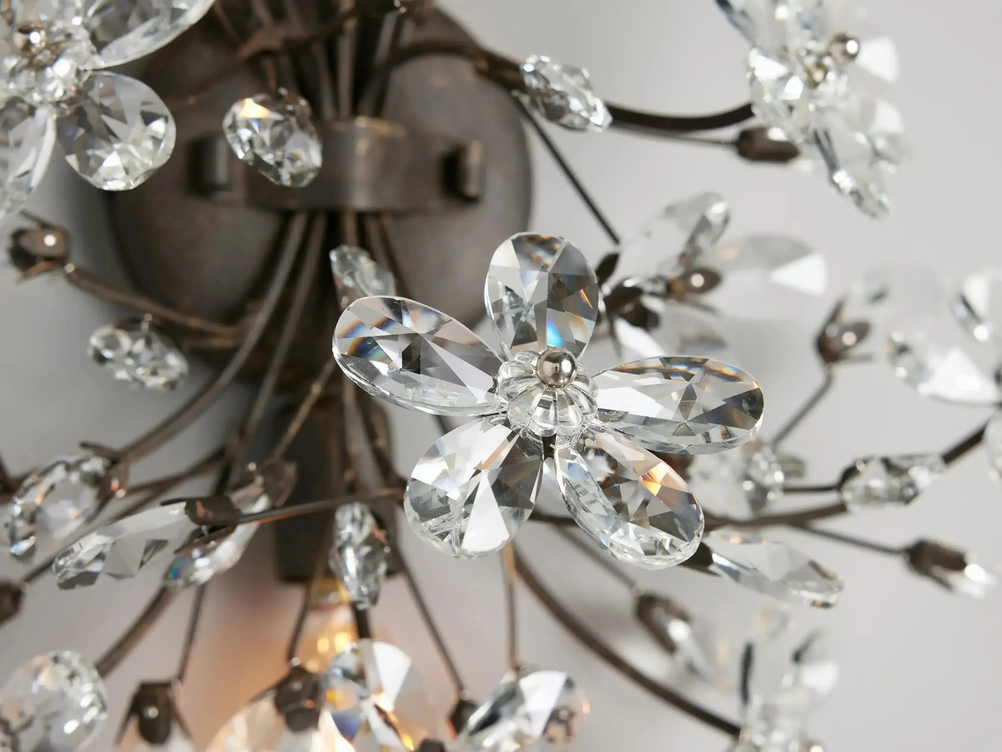 Fiore 2-Light Crystal Wall Sconce