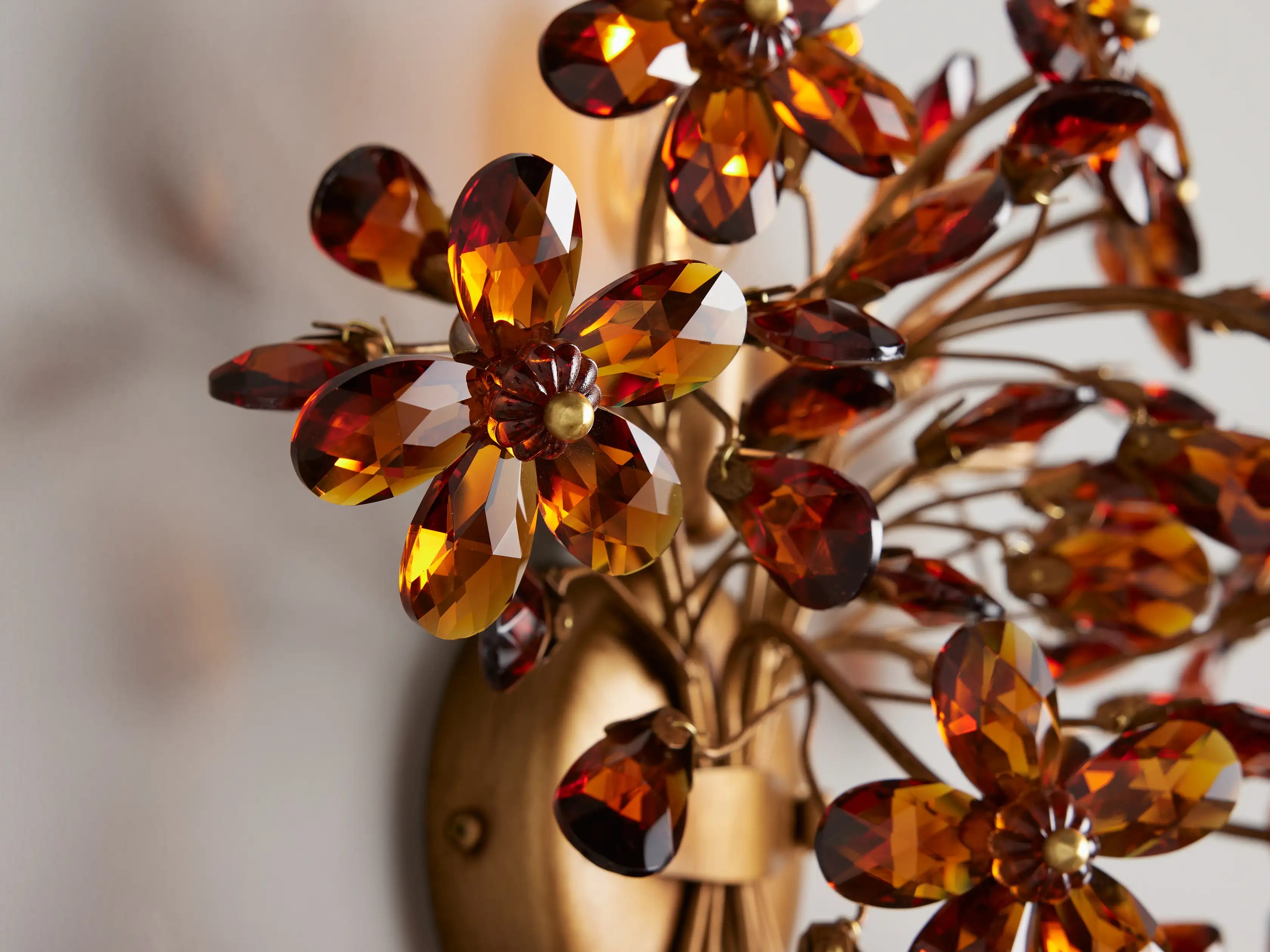 Fiore 2-Light Crystal Wall Sconce