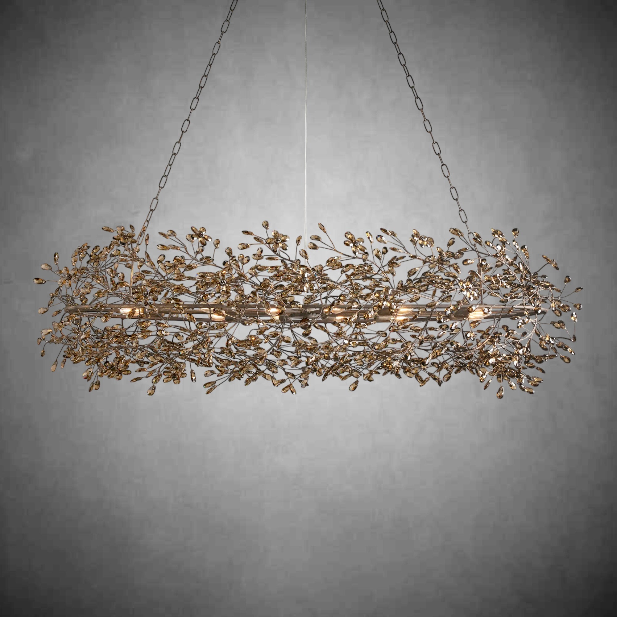 Fiore Oval Chandelier 62''74''