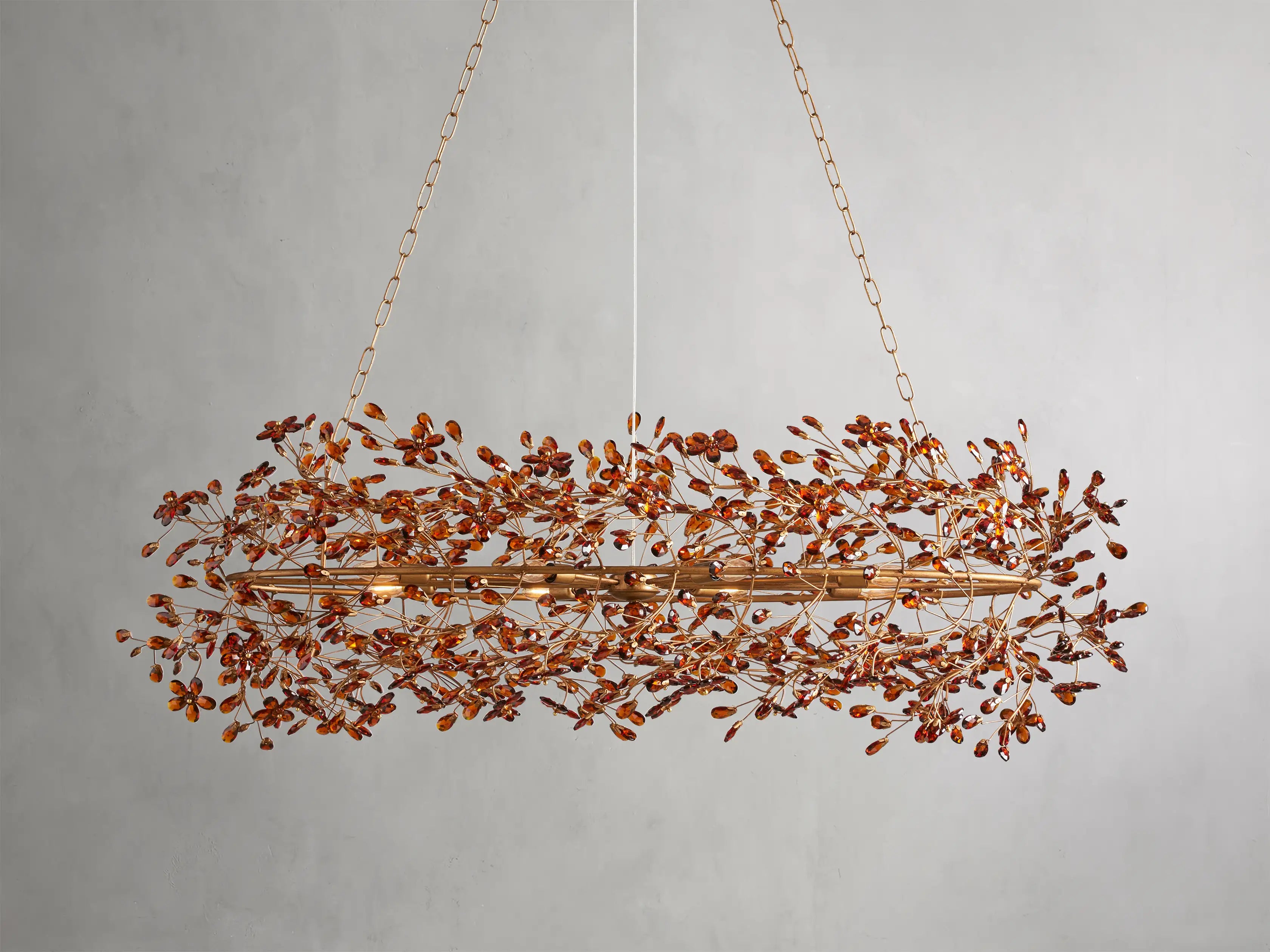Fiore Oval Chandelier 62''74''
