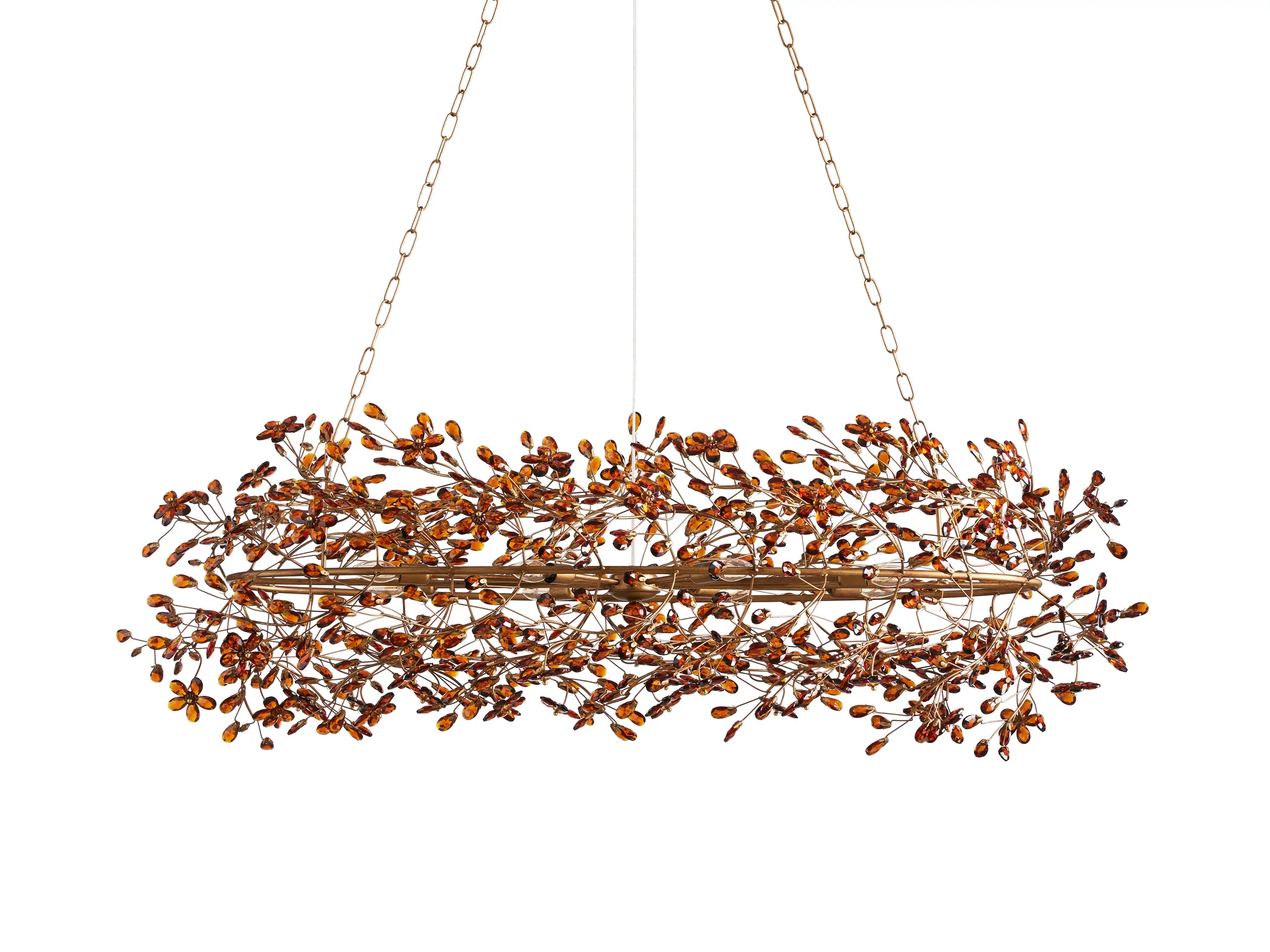 Fiore Oval Chandelier 62''74''