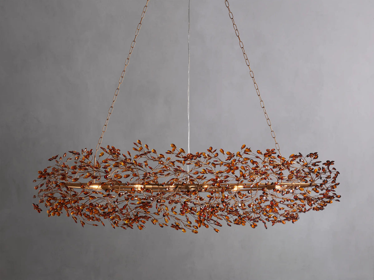 Fiore Oval Chandelier 62''74''