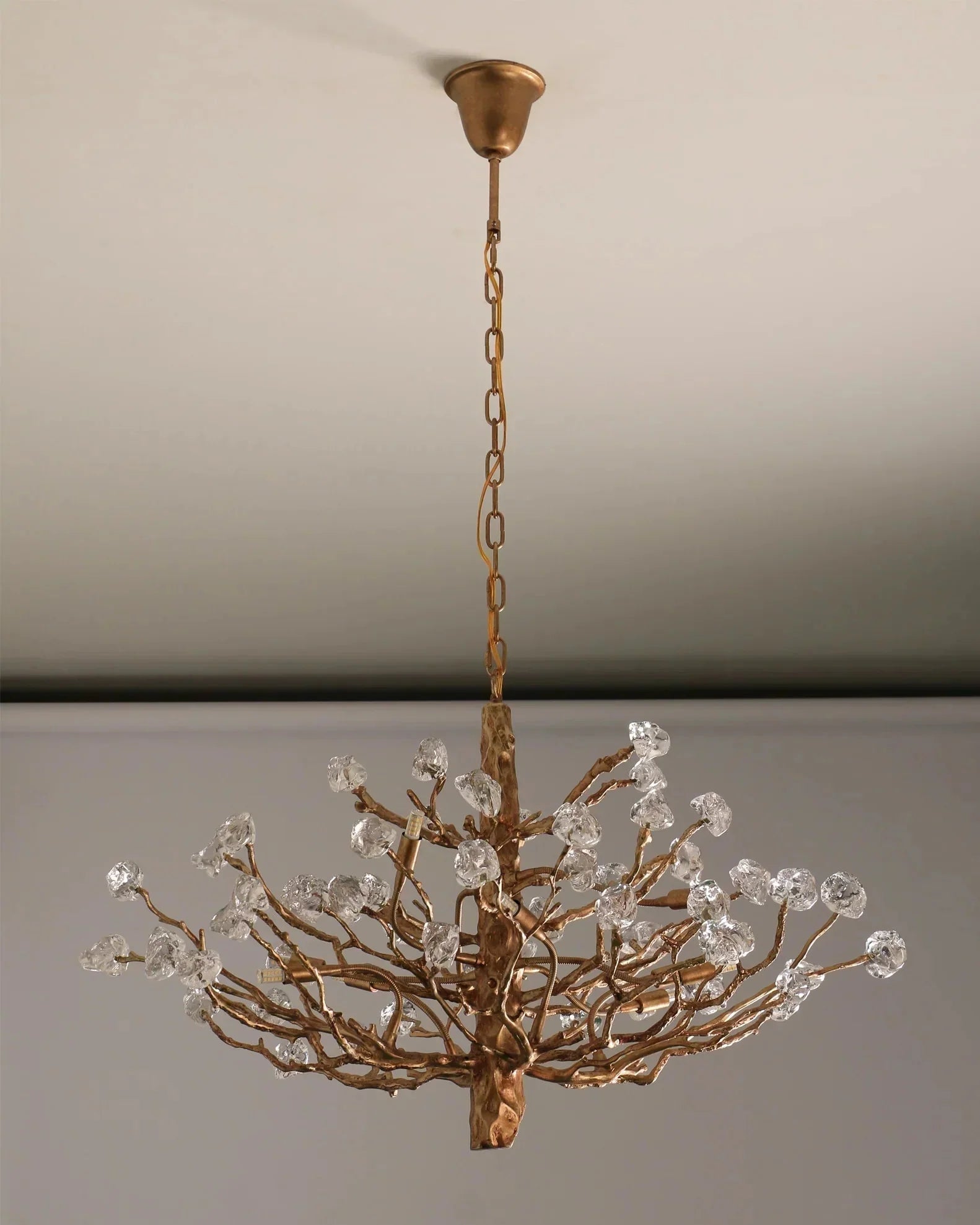 Gemstone Branch Chandelier with Artistic Design for Bedroom or Living Room - 8 Lights/D23.6"*H21.65"Warm LightMeetlighting