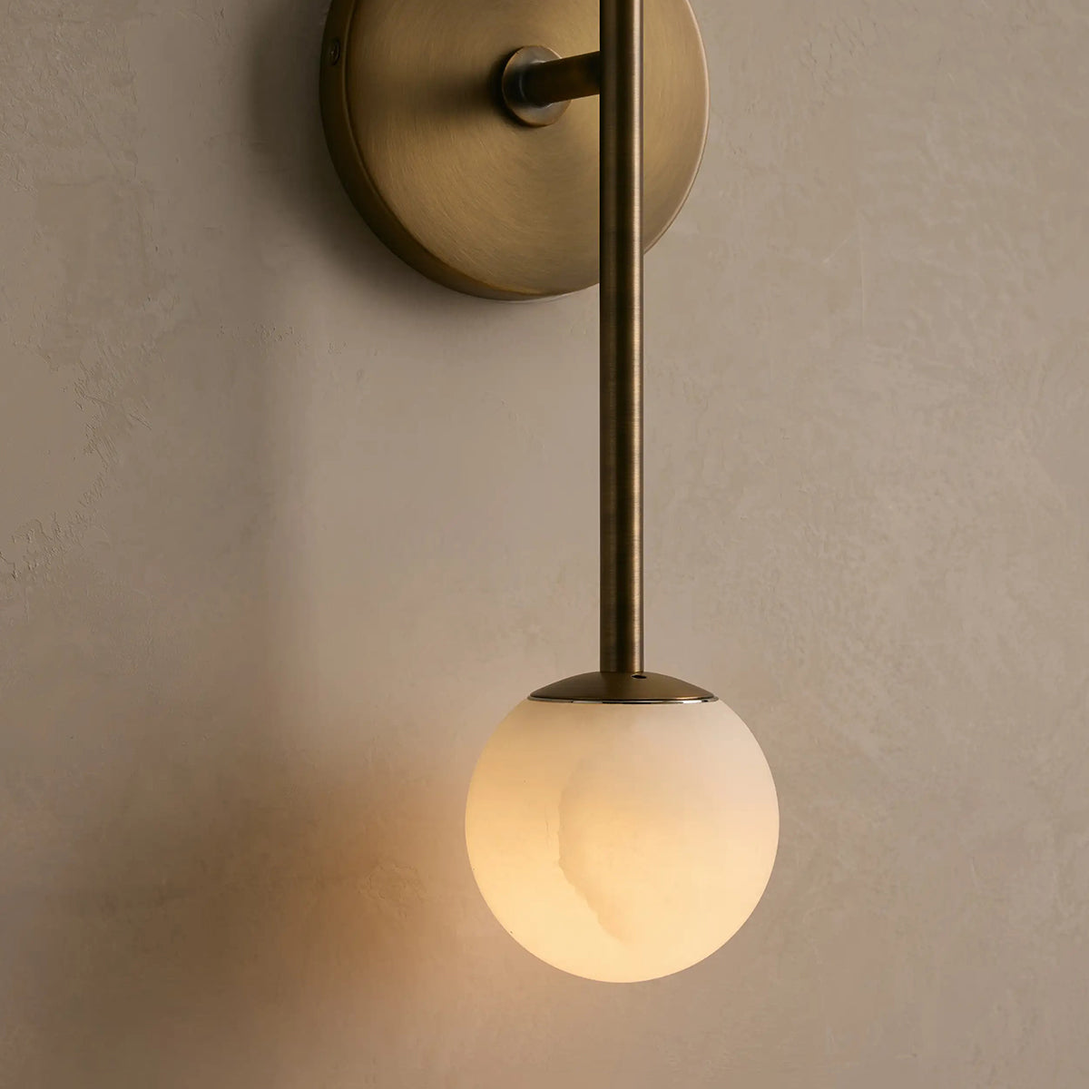Girouette Double Sconce Antique Brass