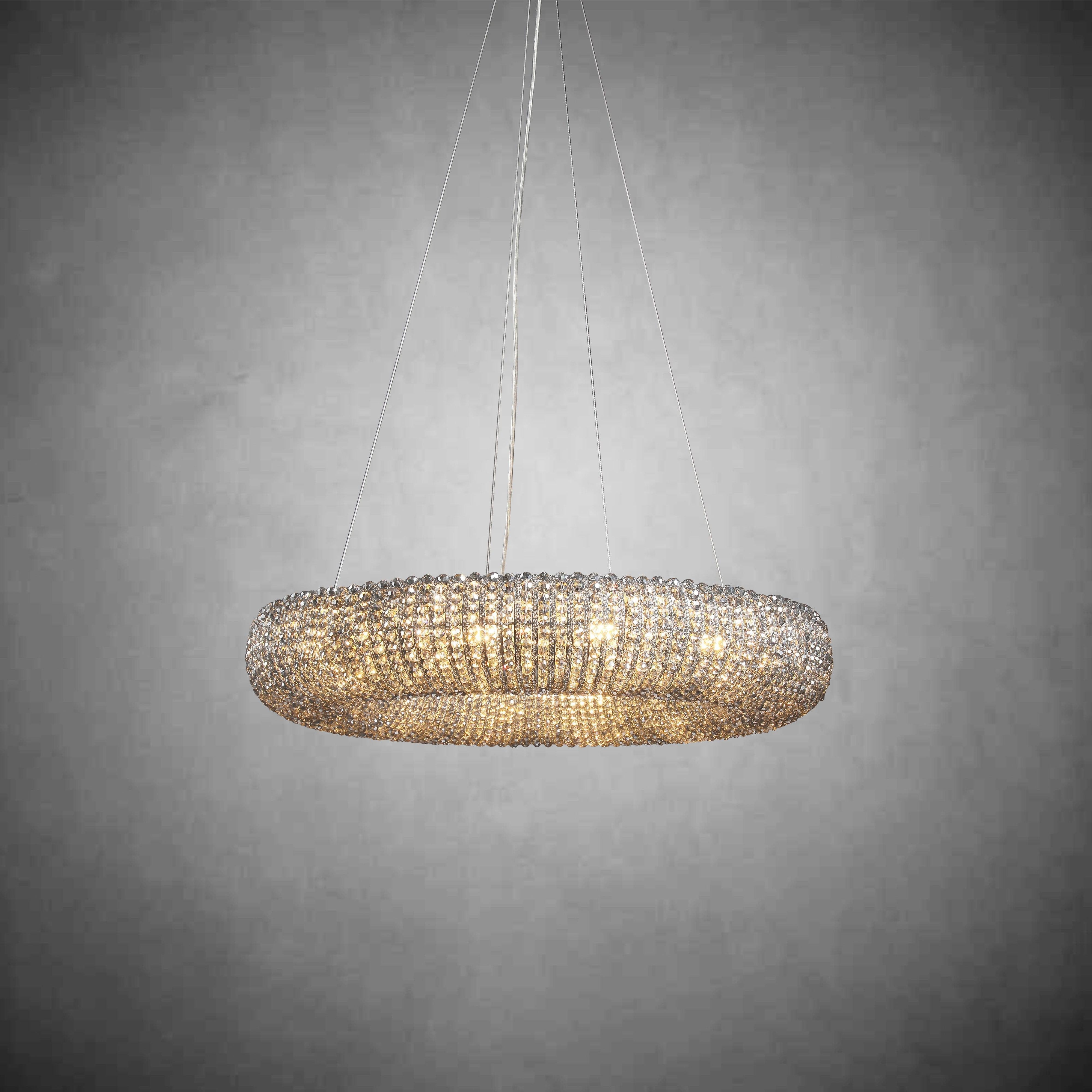 Hale Crystal Round LED Chandelier 32"41''59''72''