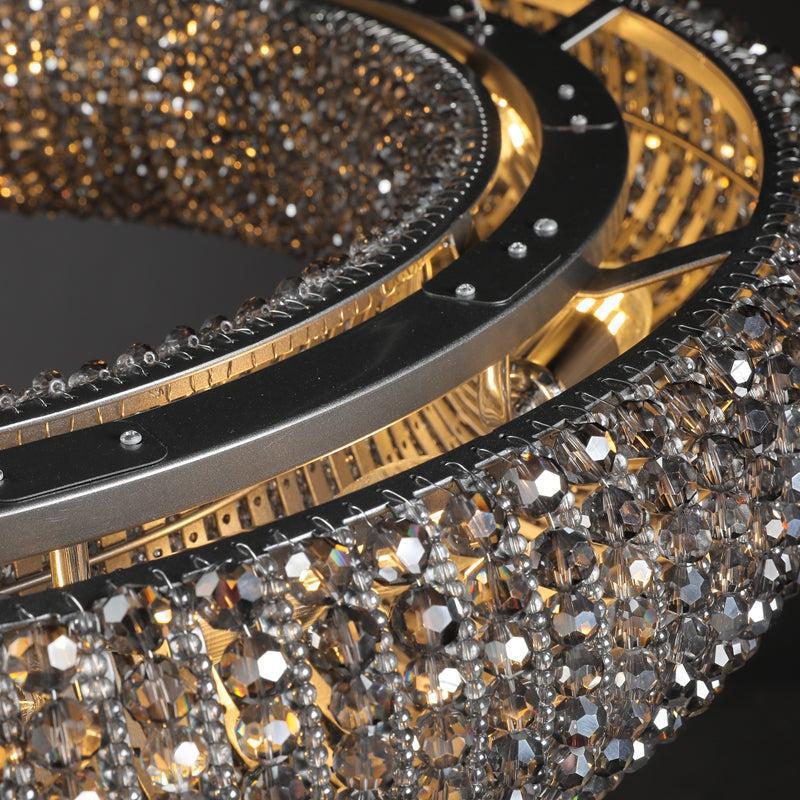 Hale Crystal Round LED Chandelier 32"41''59''72''