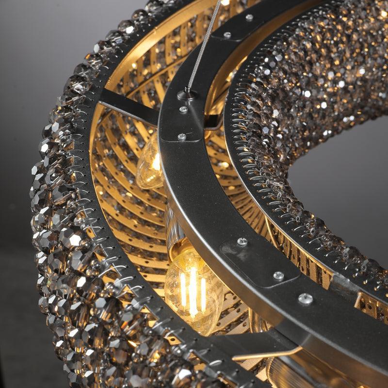 Hale Crystal Round LED Chandelier 32"41''59''72''