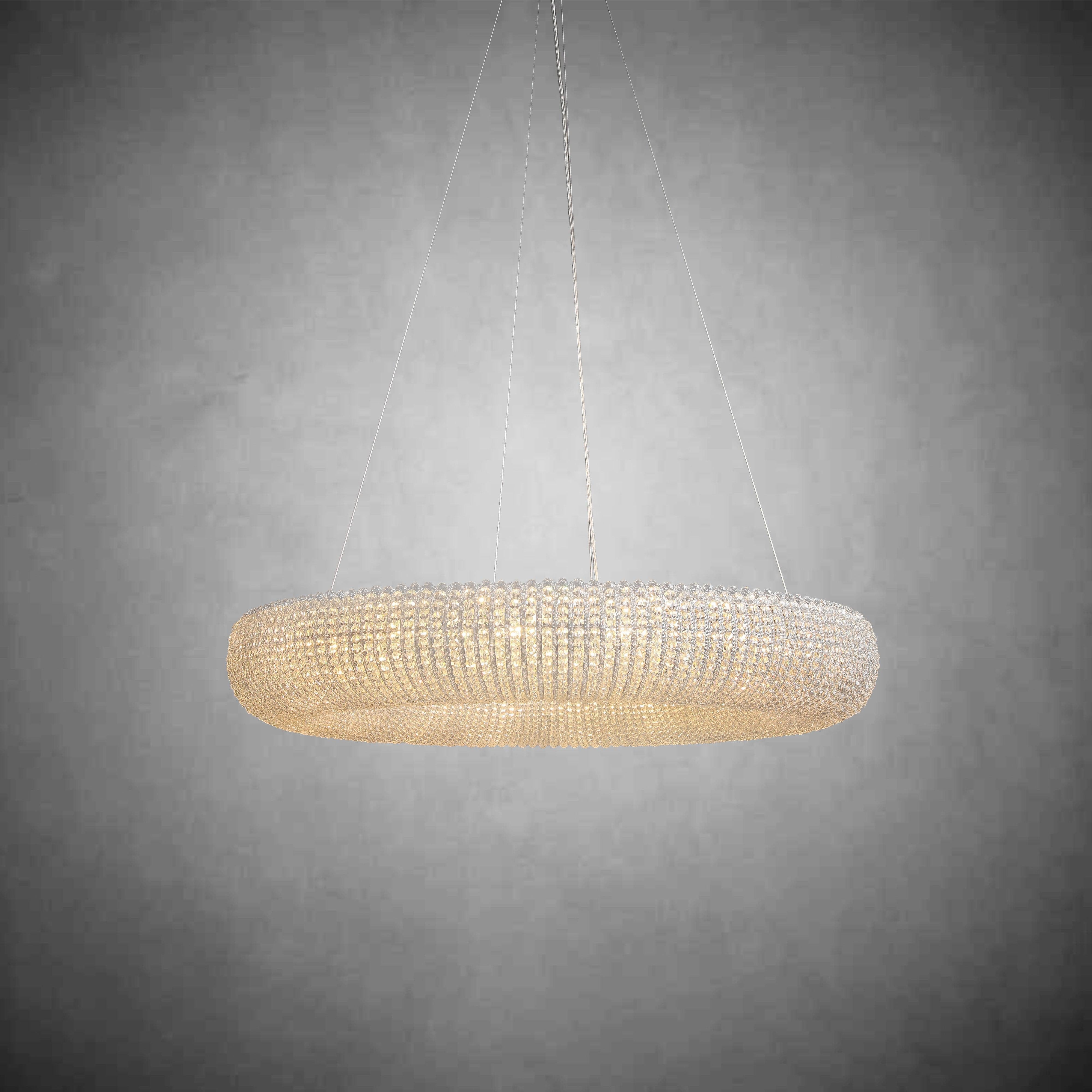 Hale Crystal Round LED Chandelier 32"41''59''72''