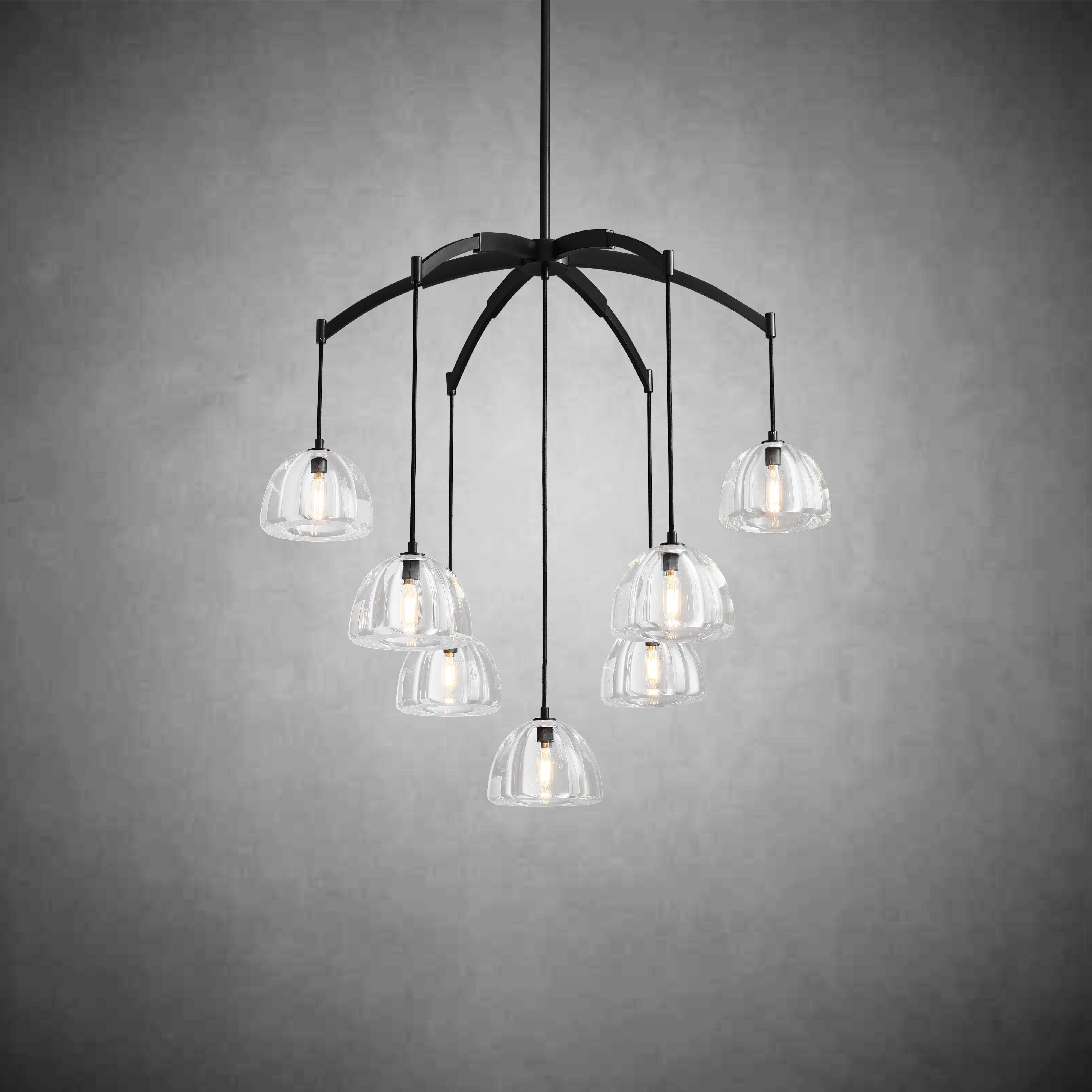 Hemispher Round Chandelier 36″48”60”