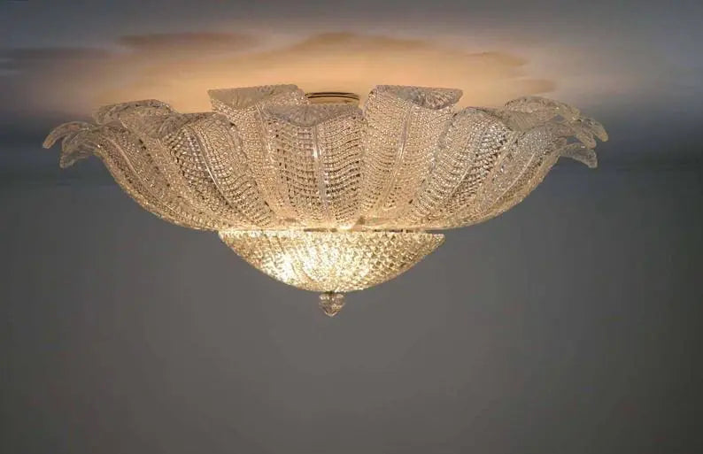 Murano Ceiling Lamp – Barovier – Transparent by Meetlighting
