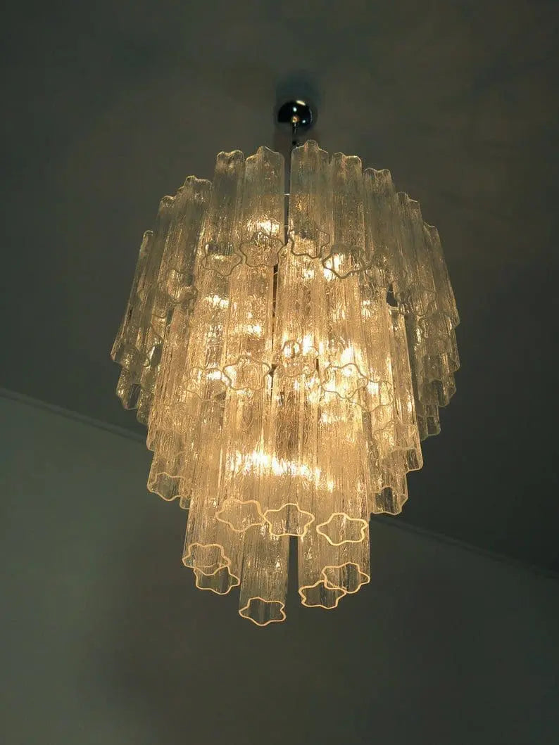 Murano Chandelier – 48 tubes – Transparent