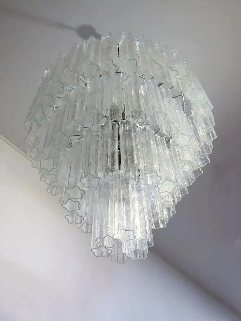 Murano Chandelier – 78 tubes – Transparent by Meetlighting