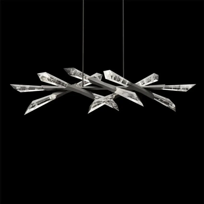 Solitude Rectangular Chandelier 60"