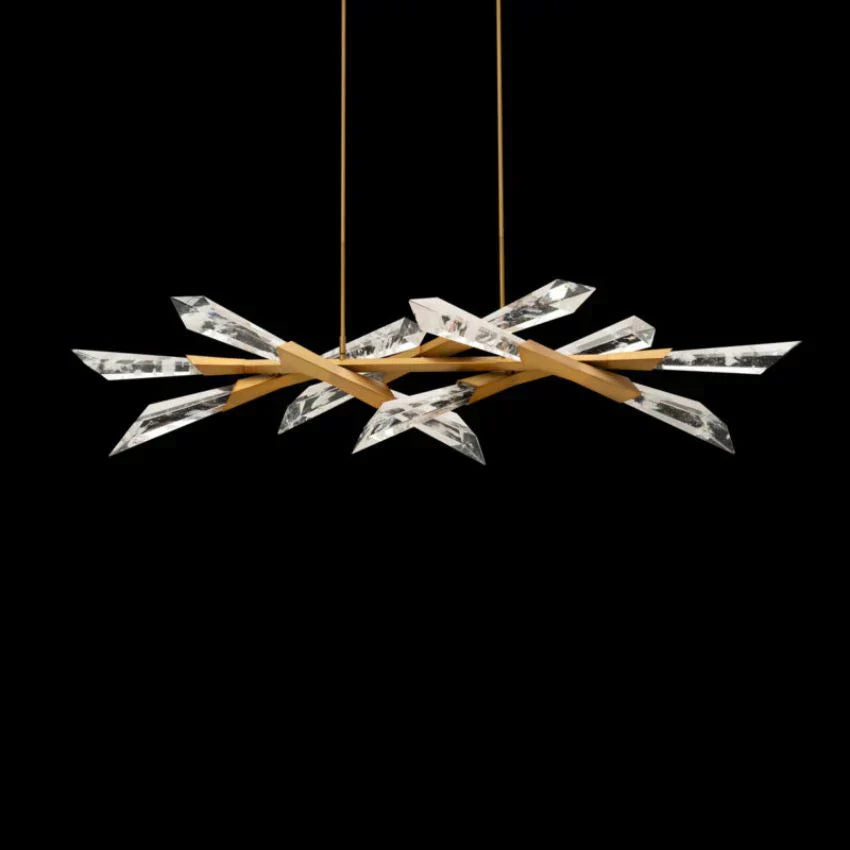 Solitude Rectangular Chandelier 60"