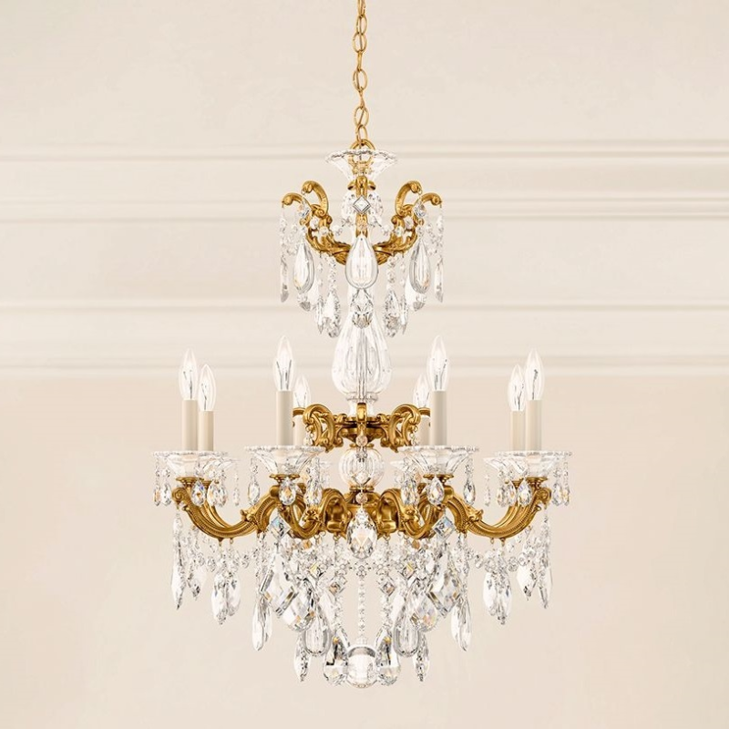 Meet Crystal Chandelier 5007 La Scala 8-lt 25" Chandelier