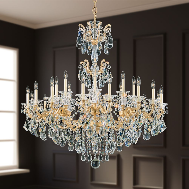 Meet Crystal Chandelier 5013 La Scala 24-lt 46" Chandelier