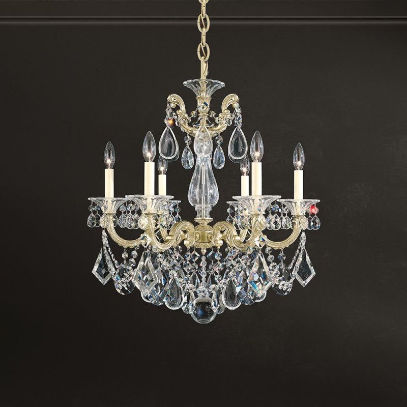 Meet Crystal Chandelier 5072 La Scala 6-lt 23" Chandelier