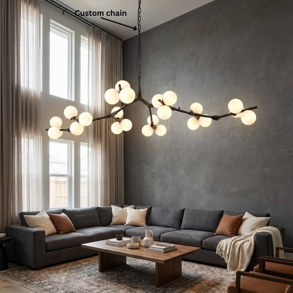 Lio Modern Tree Branch Ceiling Light Fixture - Gold48.4"(123cm)Warm Light 3000KBlushlighting
