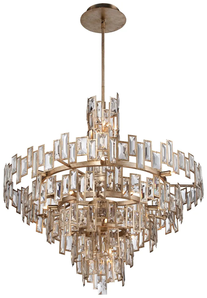 Modern Creative Art Design Multi-Tier Gyroscopic Crystal Chandelier-MEET LIGHTING