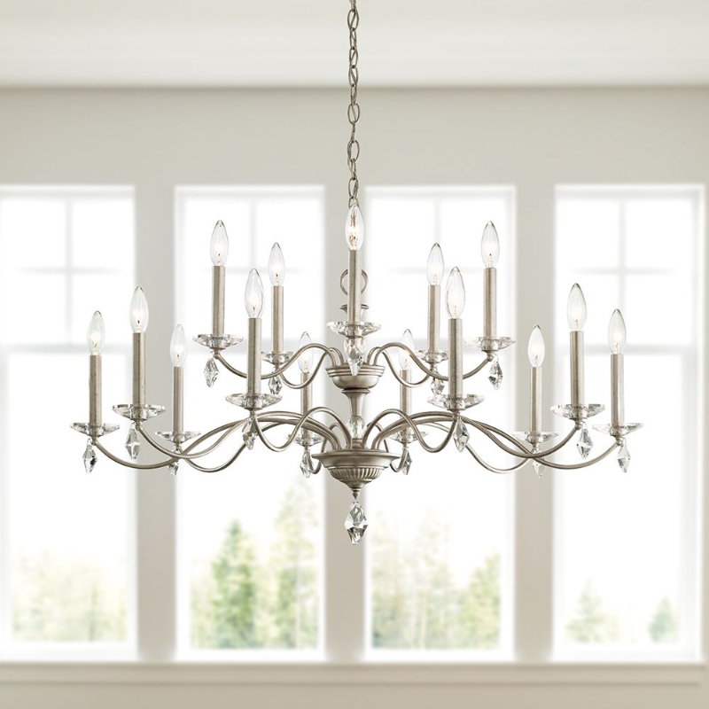 Meet Crystal Chandelier Modique 15-lt 40" Chandelier