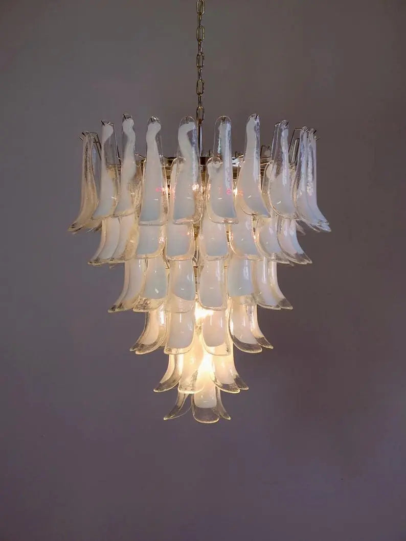 Murano Chandelier – 75 petals – Transparent by Meetlighting