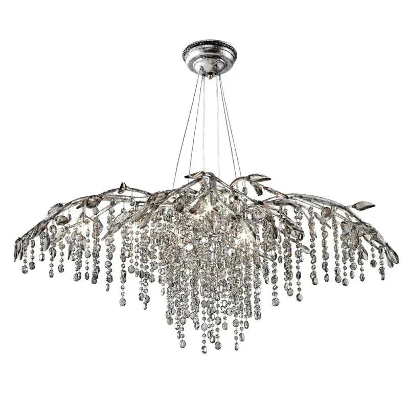 New Luxury Branch Crystal Pendant Chandelier Designer Creative Art Dining Room/Living Room Light Fixture - L26.8"*W29.52"*H14.2"GoldWarm LightBlushlighting