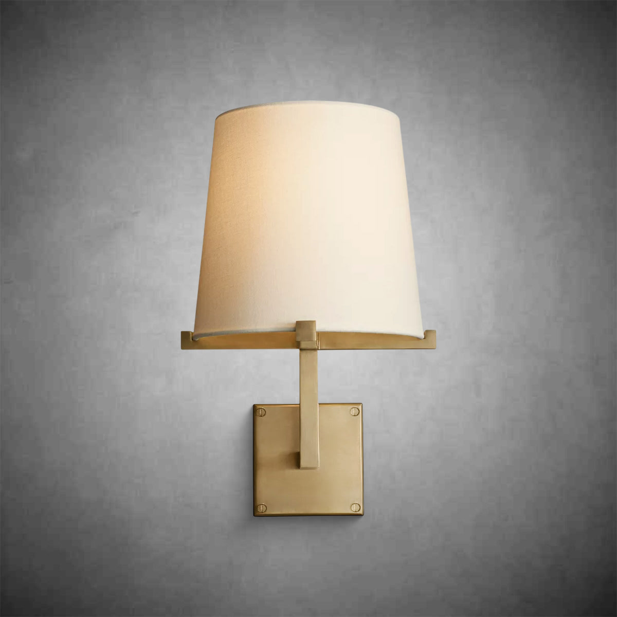 Pauillae Fabric Shade Grand Sconce