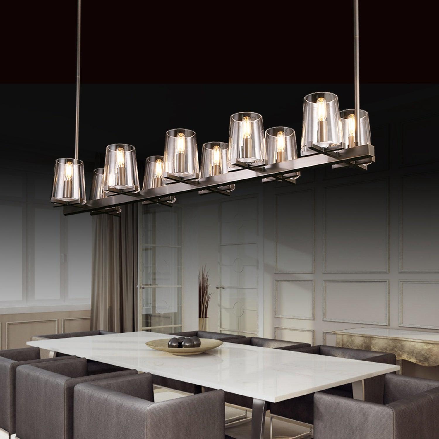 Pauillae Modern Linear Chandelier 49"60"