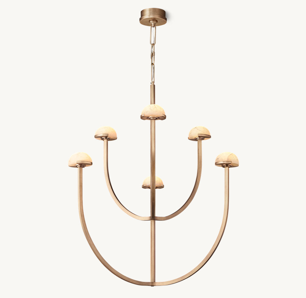 PEDRA ROUND CHANDELIER 32"