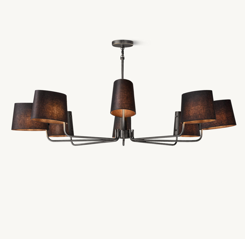 MARTINEAU ROUND CHANDELIER 60"