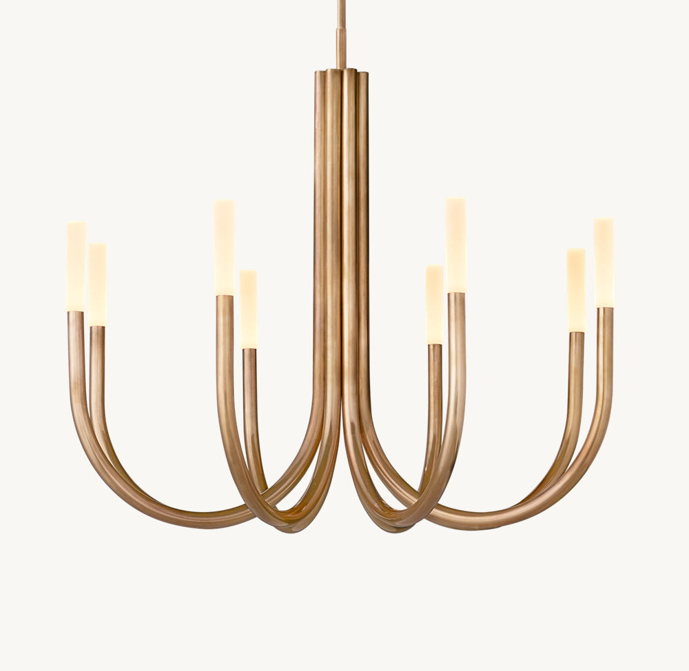 ROUSSEAU ROUND CHANDELIER 38"