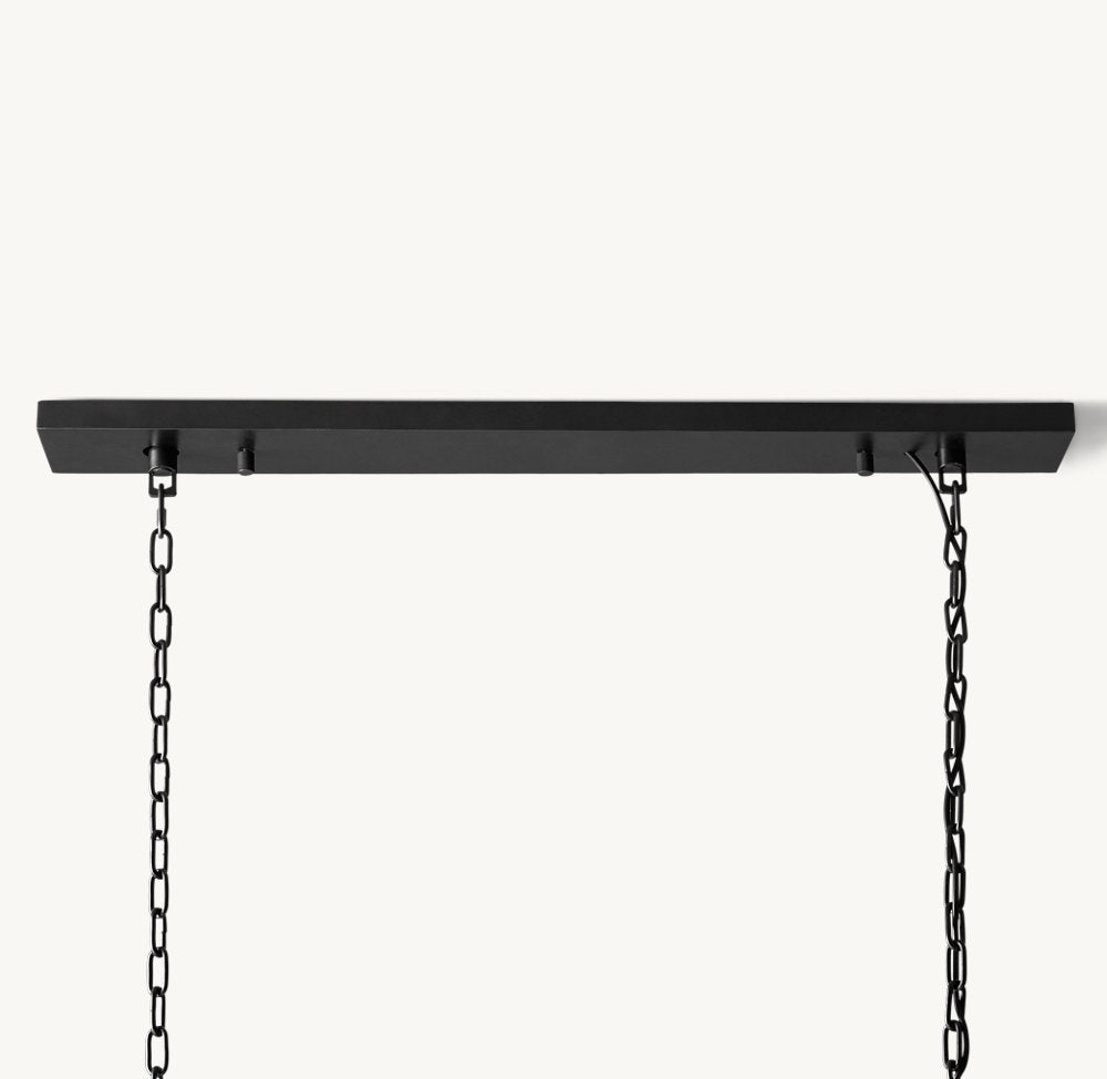 RHYS RECTANGULAR CHANDELIER 60"