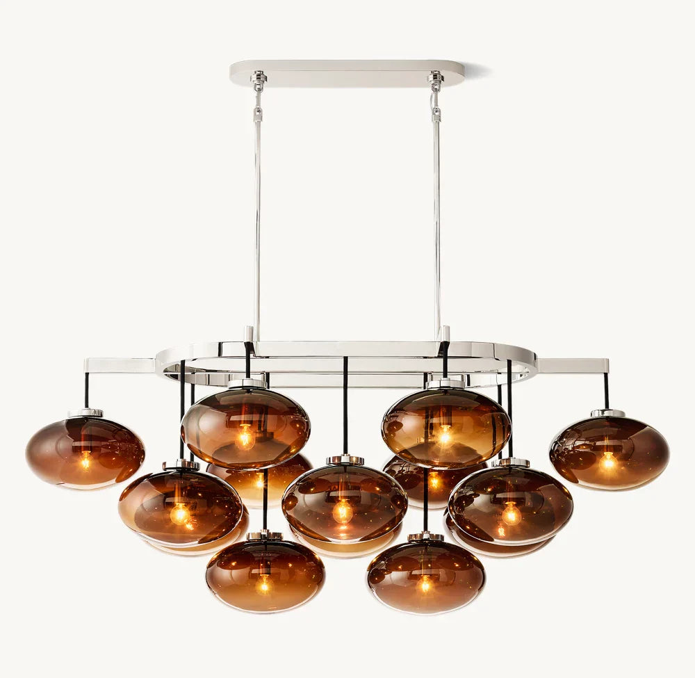 Cabrette Linear Chandelier 54"-MEET LIGHTING