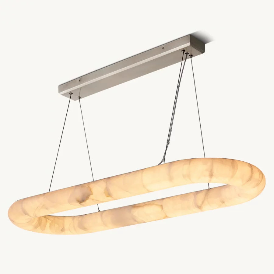 Rivage Oval Chandelier 57″-MEET LIGHTING