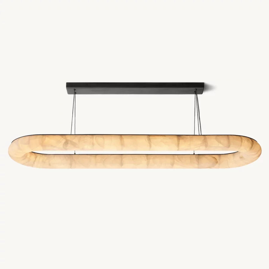 Rivage Oval Chandelier 74″-MEET LIGHTING