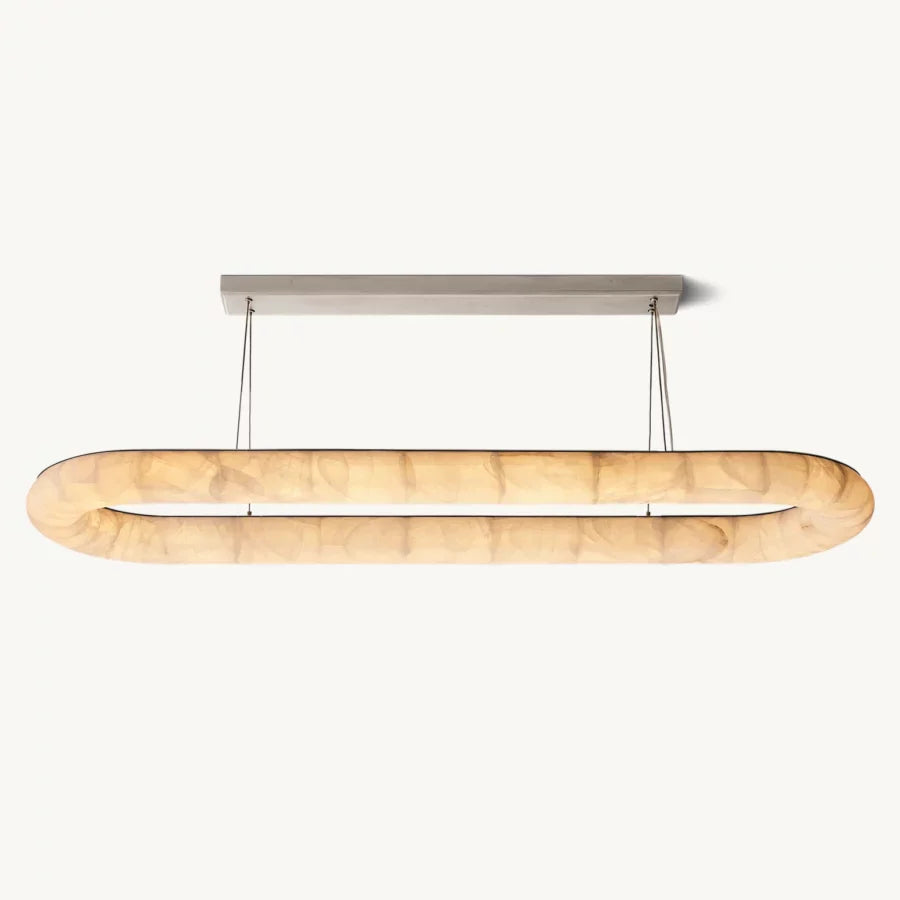 Rivage Oval Chandelier 74″-MEET LIGHTING