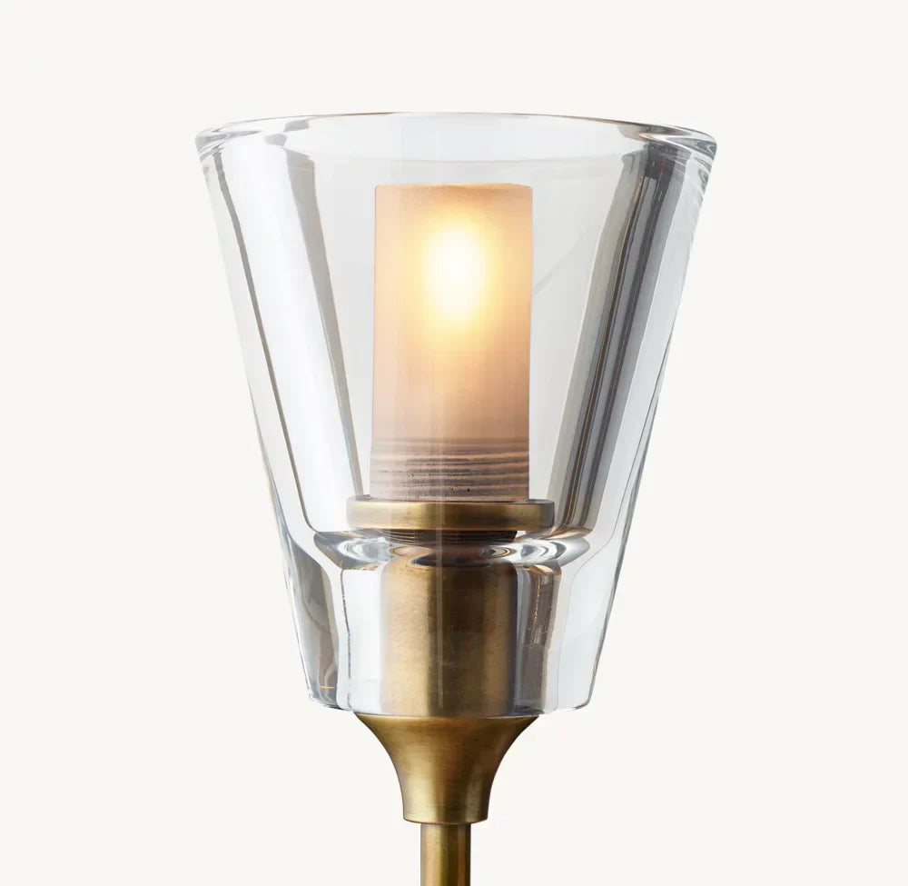 TORCHE DE VERRE ROUND CHANDELIER 46"