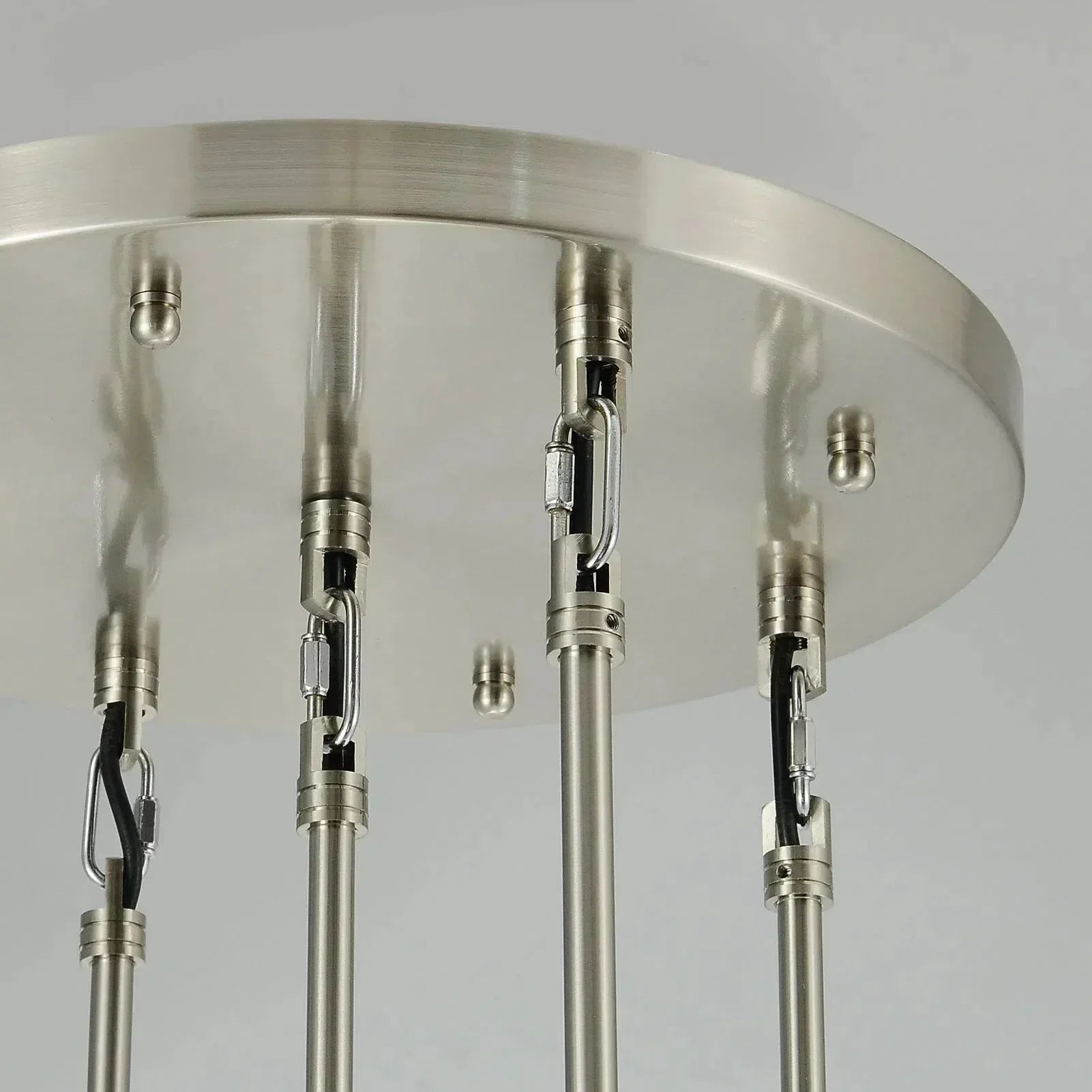 Raindrop Round Chandelier 5 Lights 14"D